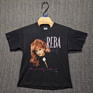 Vintage 1994 Reba McEntire Tour Shirt Medium Winterland Read My Mind Country 90s